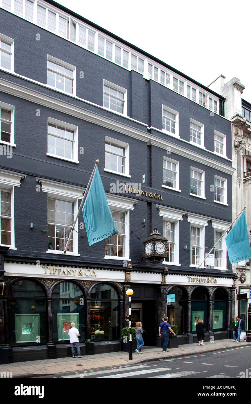 Tiffany speichern in London, England, Vereinigtes Königreich, Europa Stockfoto