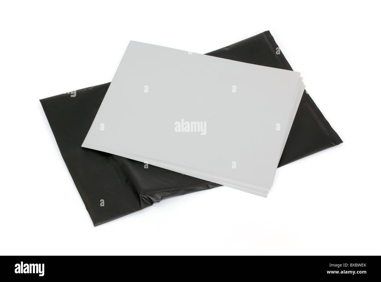 Exponierten Fotopapier Stockfoto
