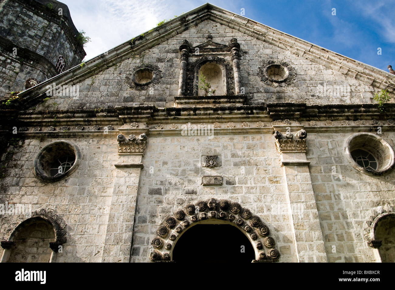 Anini y Kirche, Panay, Philippinen Stockfoto