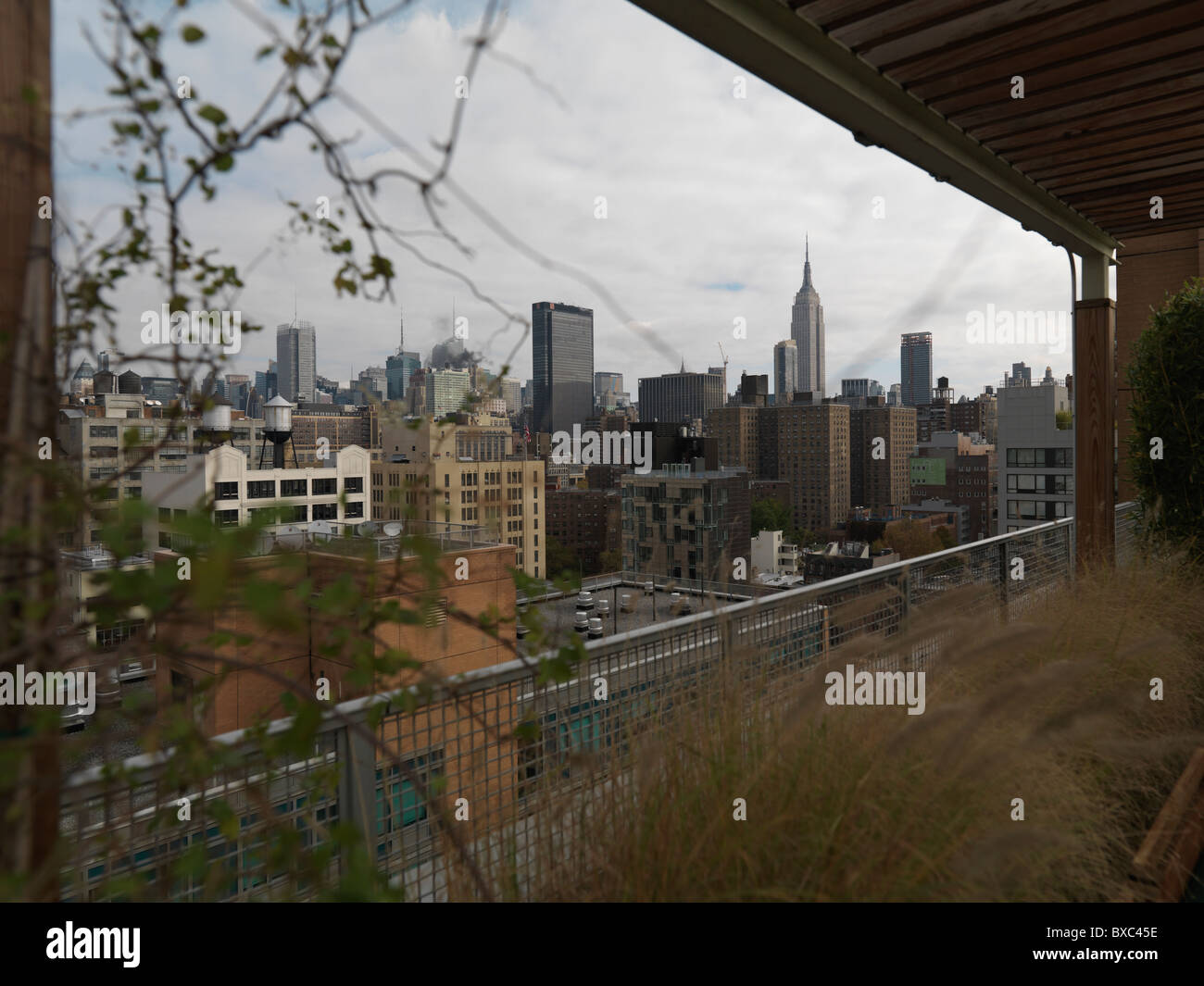 City Skyline, Manhattan, New York City, Vereinigte Staaten von Amerika Stockfoto