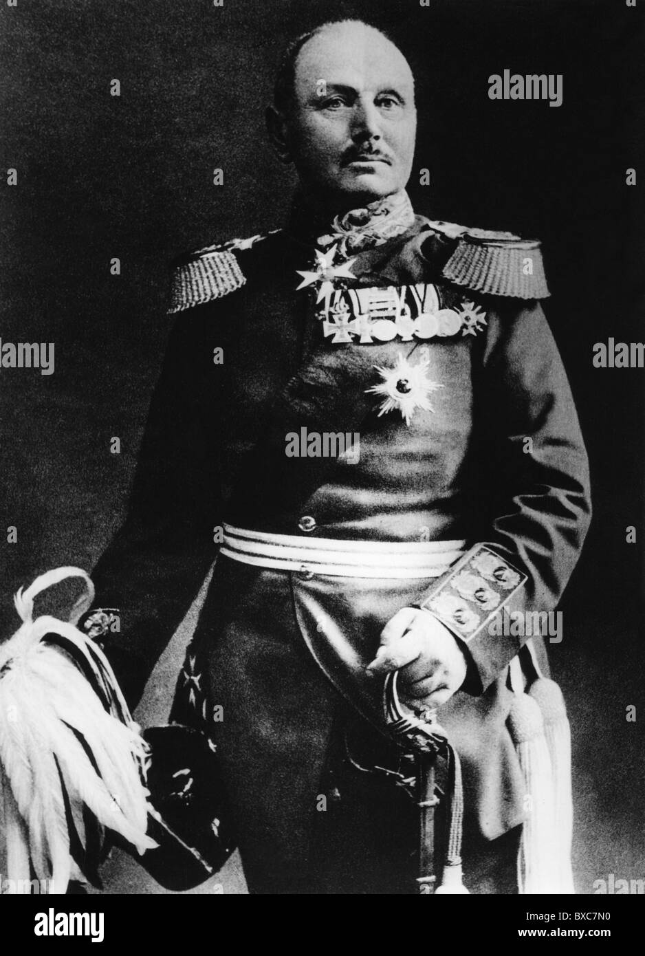 Kluck, Alexander von, 20.5.1846 - 19.10.1934, deutscher General, Kommandeur der 1. Armee 1914, halbe Länge von Gebrüder Haeckel, Berlin, Stockfoto