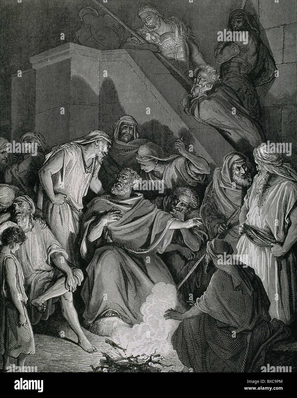 Saint. Peter (c. 1 v. Chr.-67 A.C). Apostel Jesu Christi und der erste Papst der katholischen Kirche. St. Peter Dementis. Stockfoto