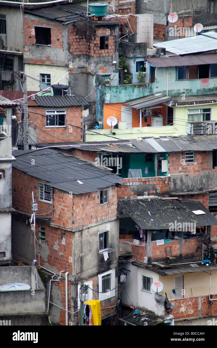 Rocinha Favela Stockfoto