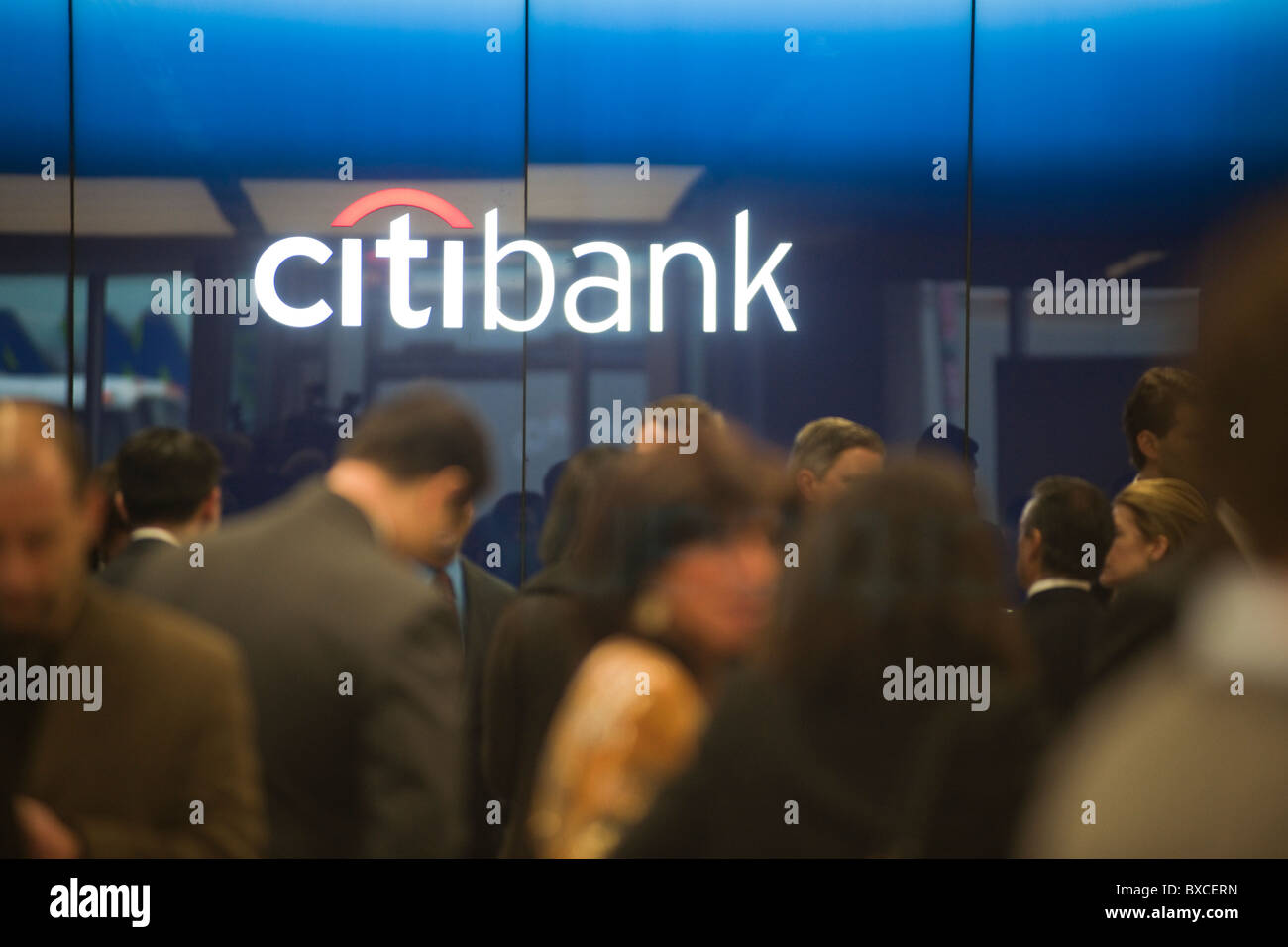 Citibank eröffnet seine neue Flaggschiff High-Tech-Filiale im Stadtteil Union Square in New York Stockfoto