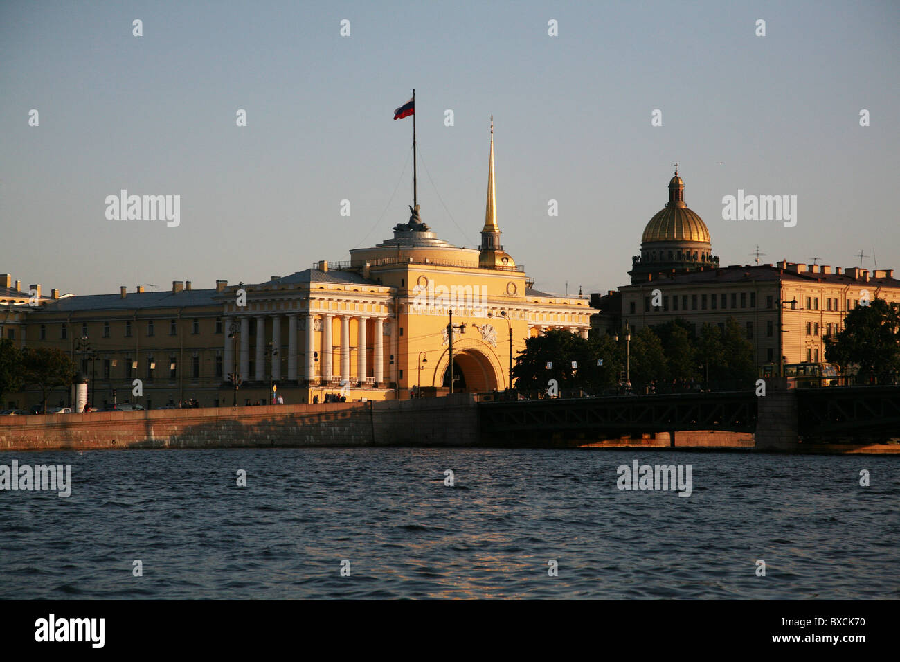 Die Admiralität Werften, Sankt Petersburg, Russland. Stockfoto