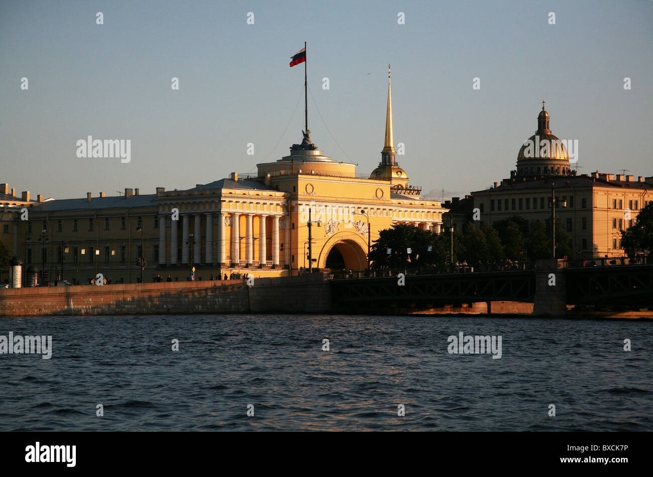 Die Admiralität Werften, Sankt Petersburg, Russland. Stockfoto