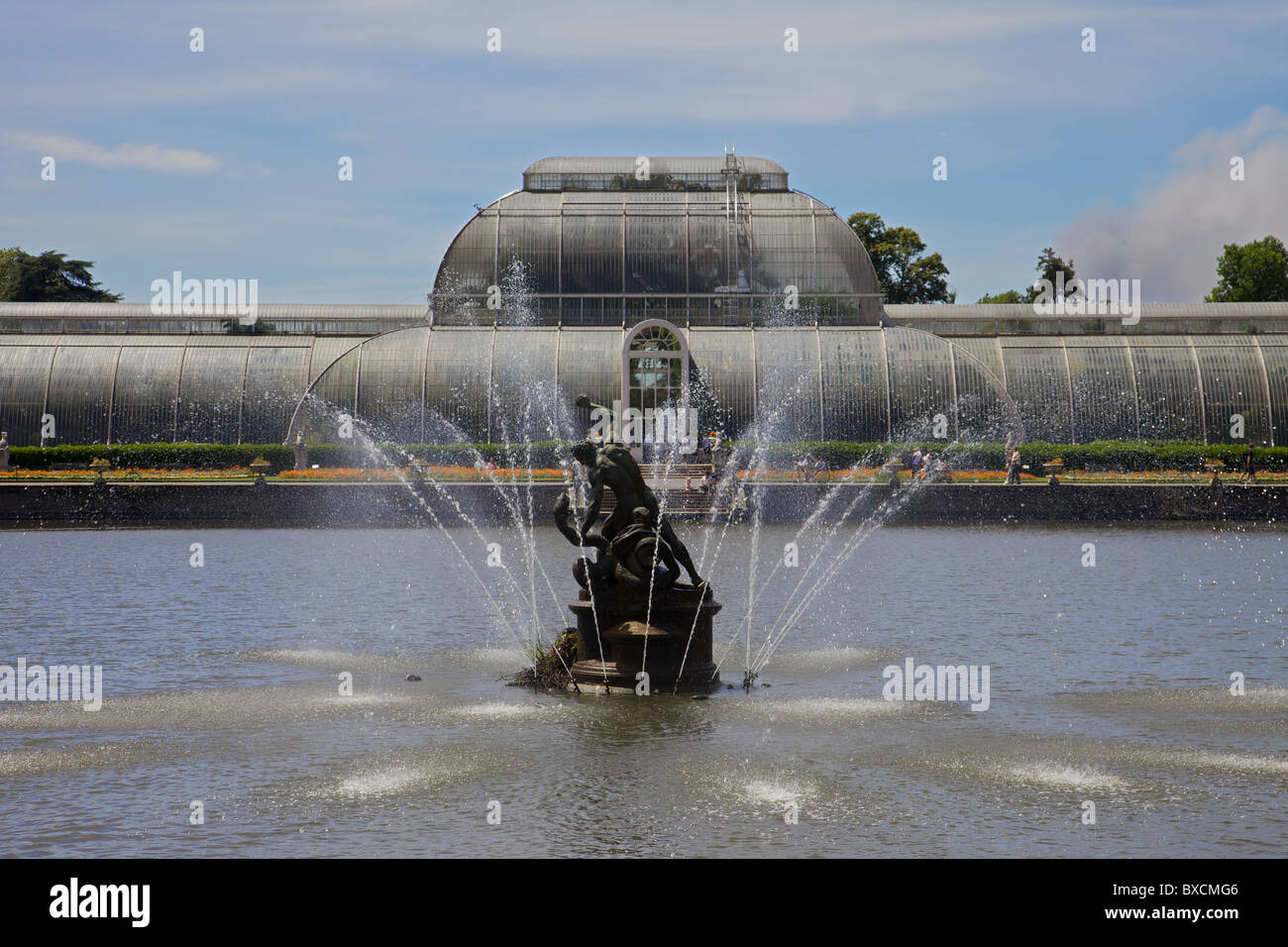 Das Palmenhaus in Kew Gardens, London Stockfoto