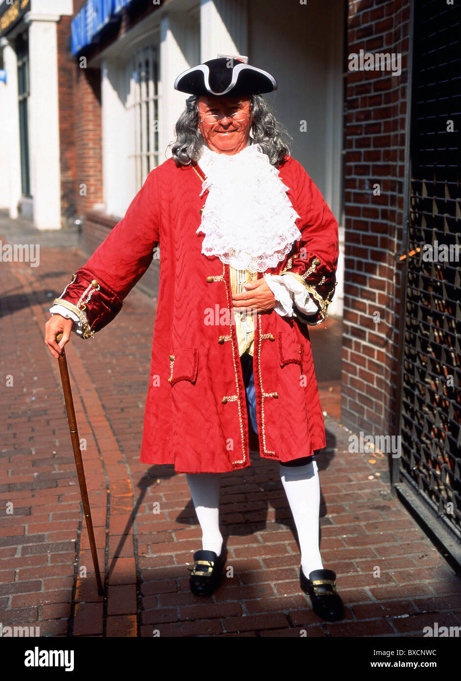 Benjamin Franklin Charakter, Boston, Massachusetts, Vereinigte Staaten von Amerika Stockfoto