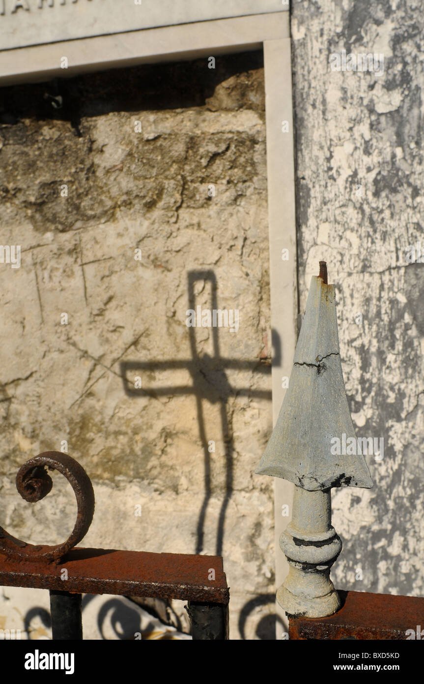 New Orleans über Boden Friedhof Post-Katrina Stockfoto