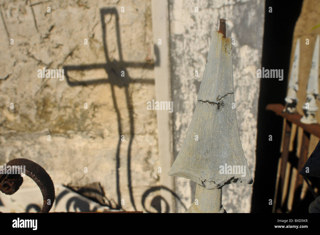 New Orleans über Boden Friedhof Post-Katrina Stockfoto