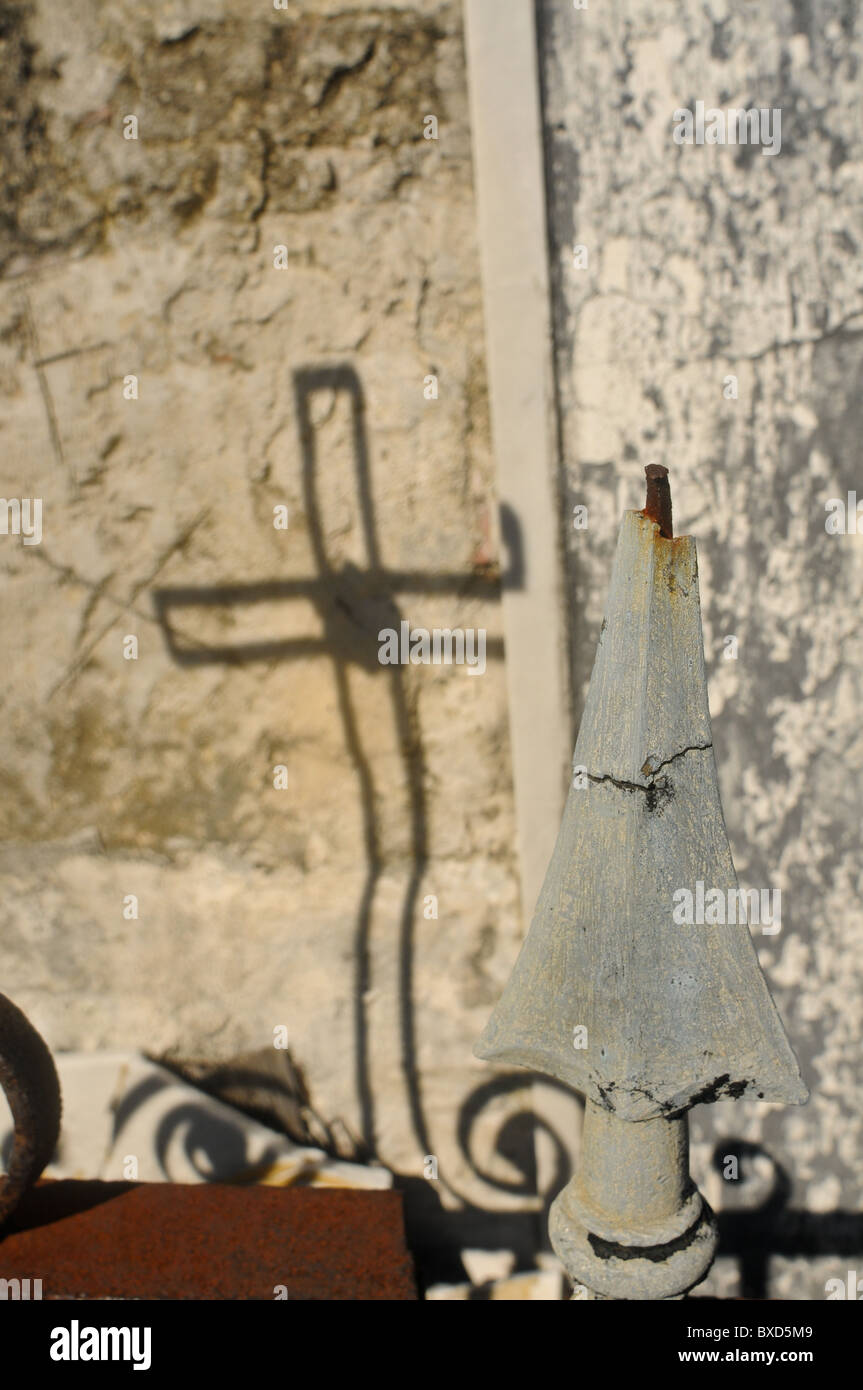 New Orleans über Boden Friedhof Post-Katrina Stockfoto