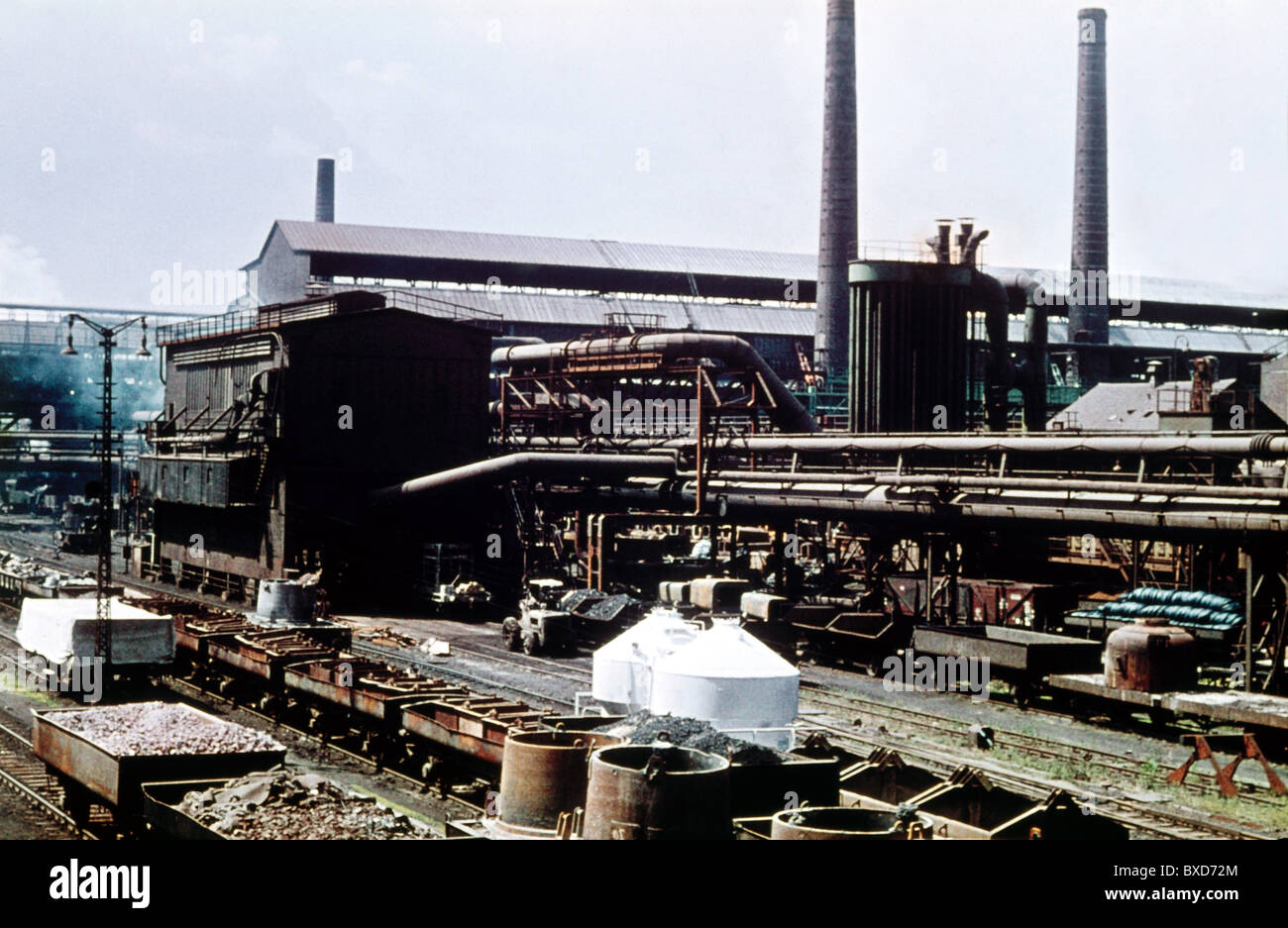 Industrie, Deutschland, North Rhine-Westphalia, Streifen Mühle im ...