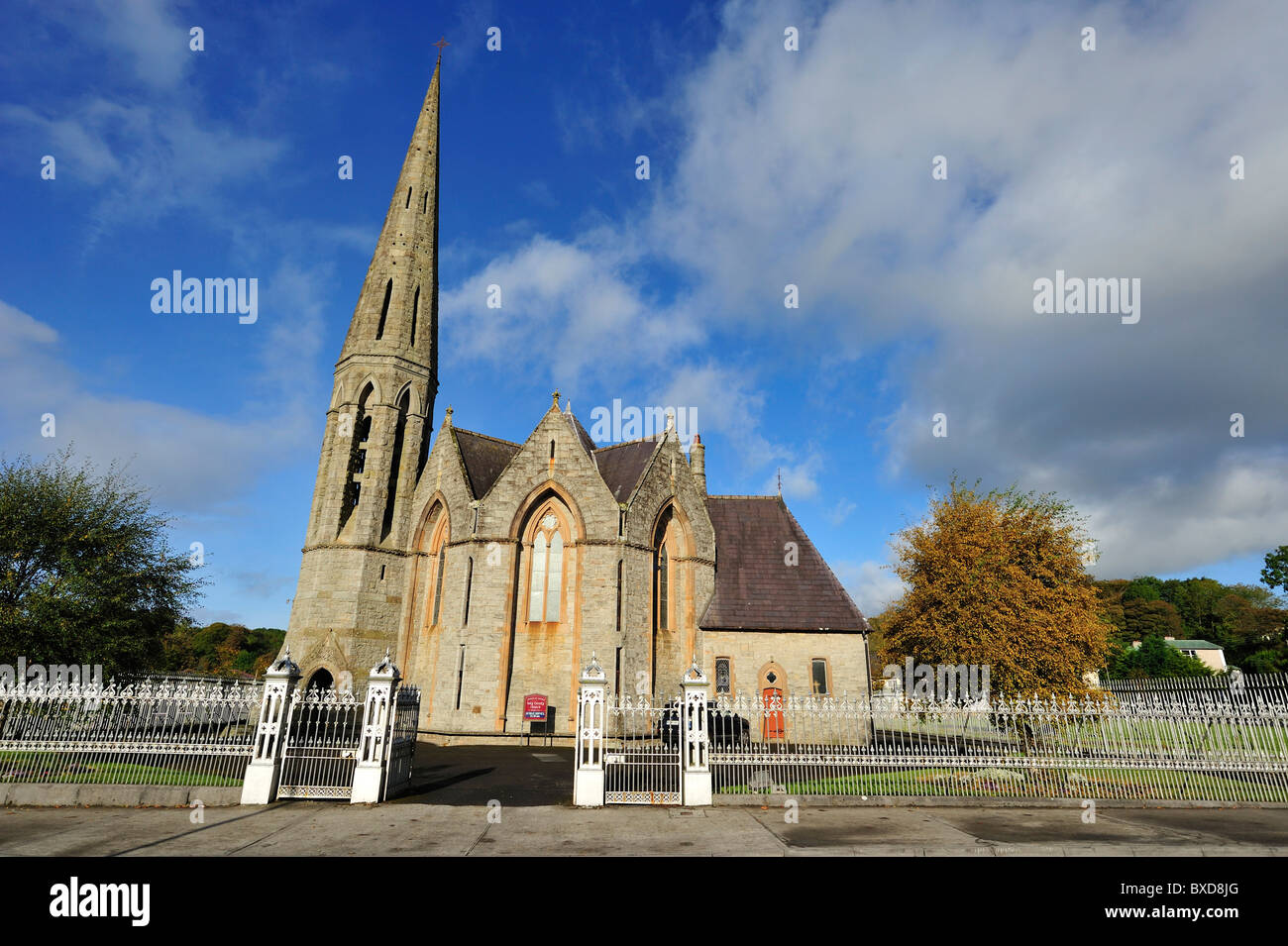 Heilige Dreifaltigkeit anglikanische Kirche, Westport, County Mayo, Connacht, Republik Irland Stockfoto