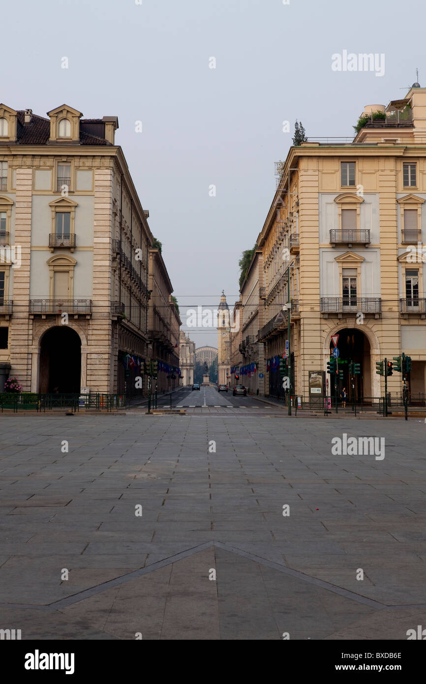 Palazzo Reale, Piazza Castello Torino Stockfoto