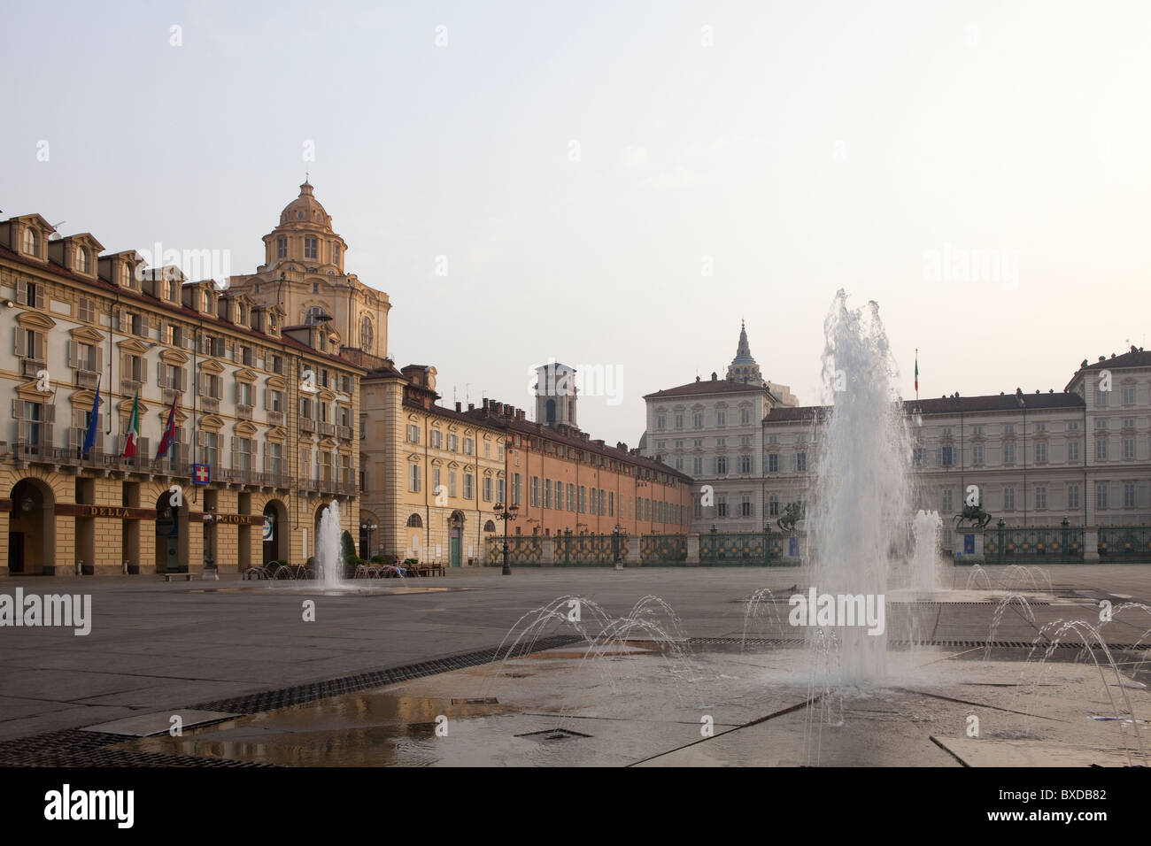 Palazzo Reale, Piazza Castello, Torino Stockfoto