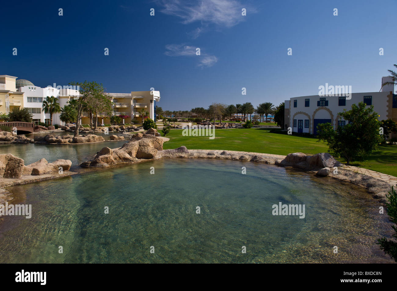InterContinental Resort in Soma Bay in Ägypten am Roten Meer in der Nähe von Safaga und Hurghada Stockfoto