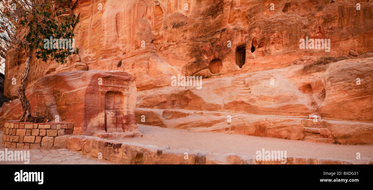 Al-Siq von Petra in Jordanien Stockfoto