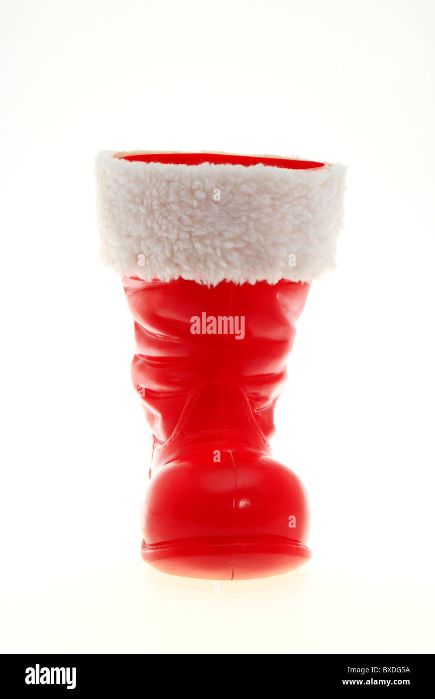 Santa Claus Boots Stockfoto