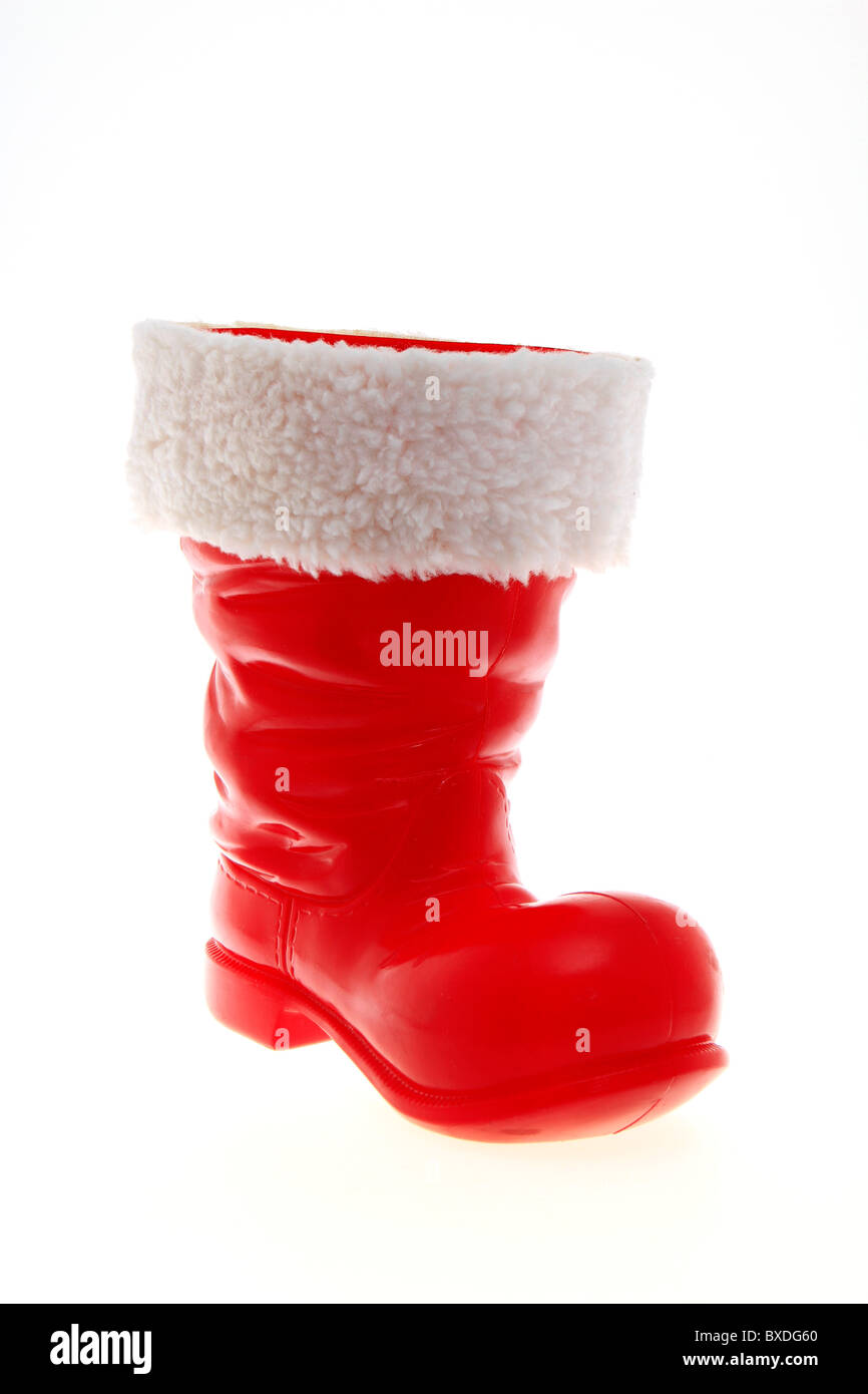 Santa Claus Boots Stockfoto