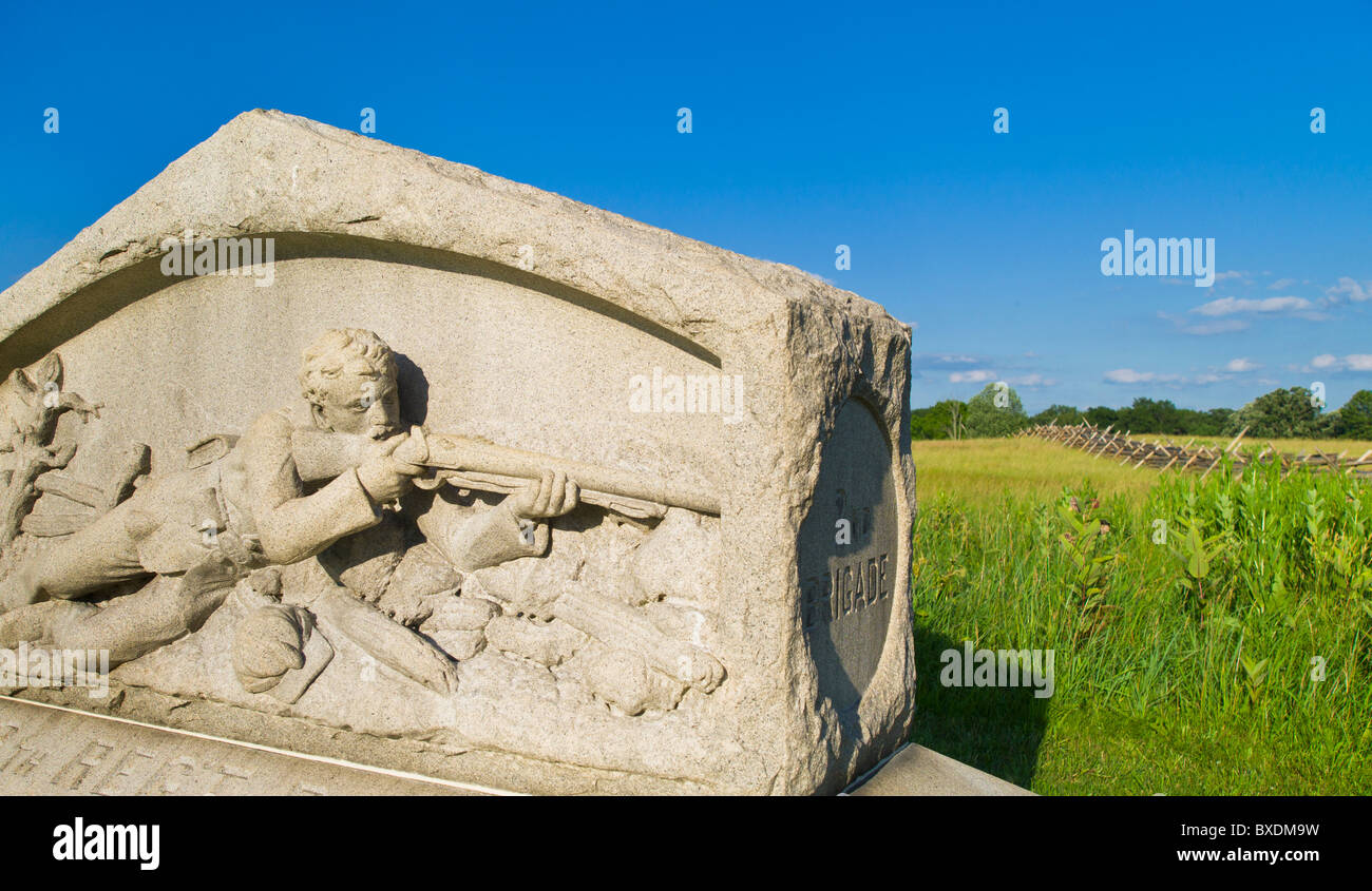 Gettysburg national military park Stockfoto