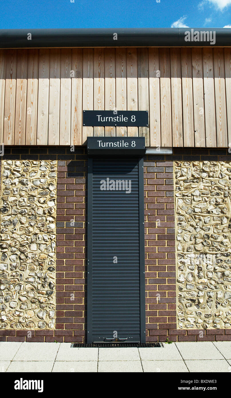 Drehkreuz Eingang Princes Park Dartford FC South East London UK Stockfoto