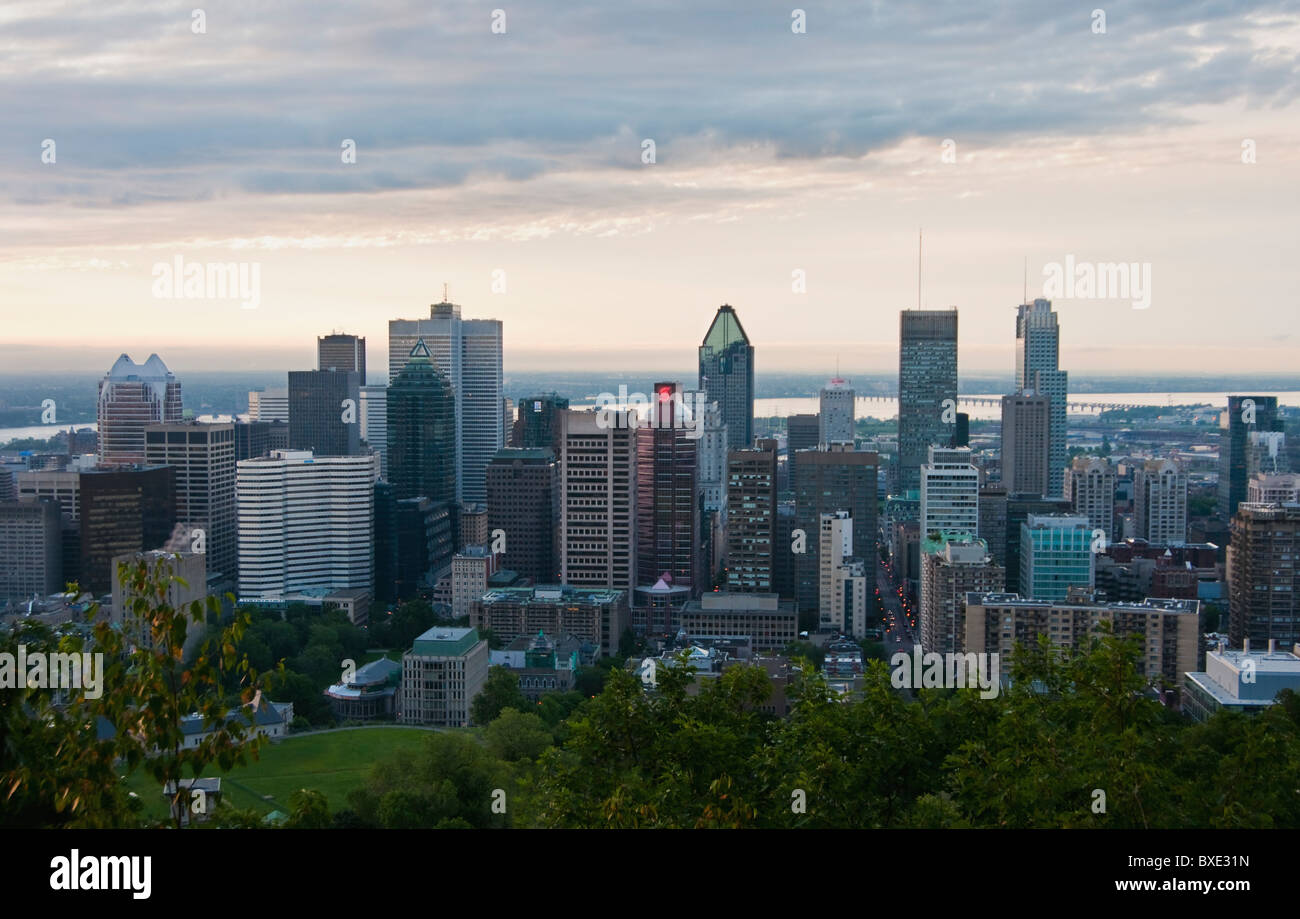 Skyline von Montreal Stockfoto