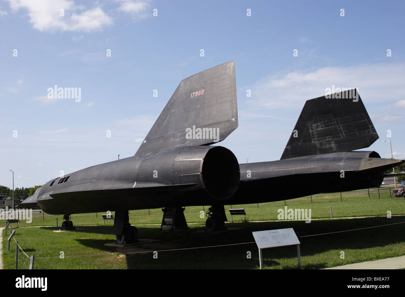 SR-71 Blackhawk Jet Starfighter im Virginia Museum of Aviation in Richmond, Virginia. Stockfoto