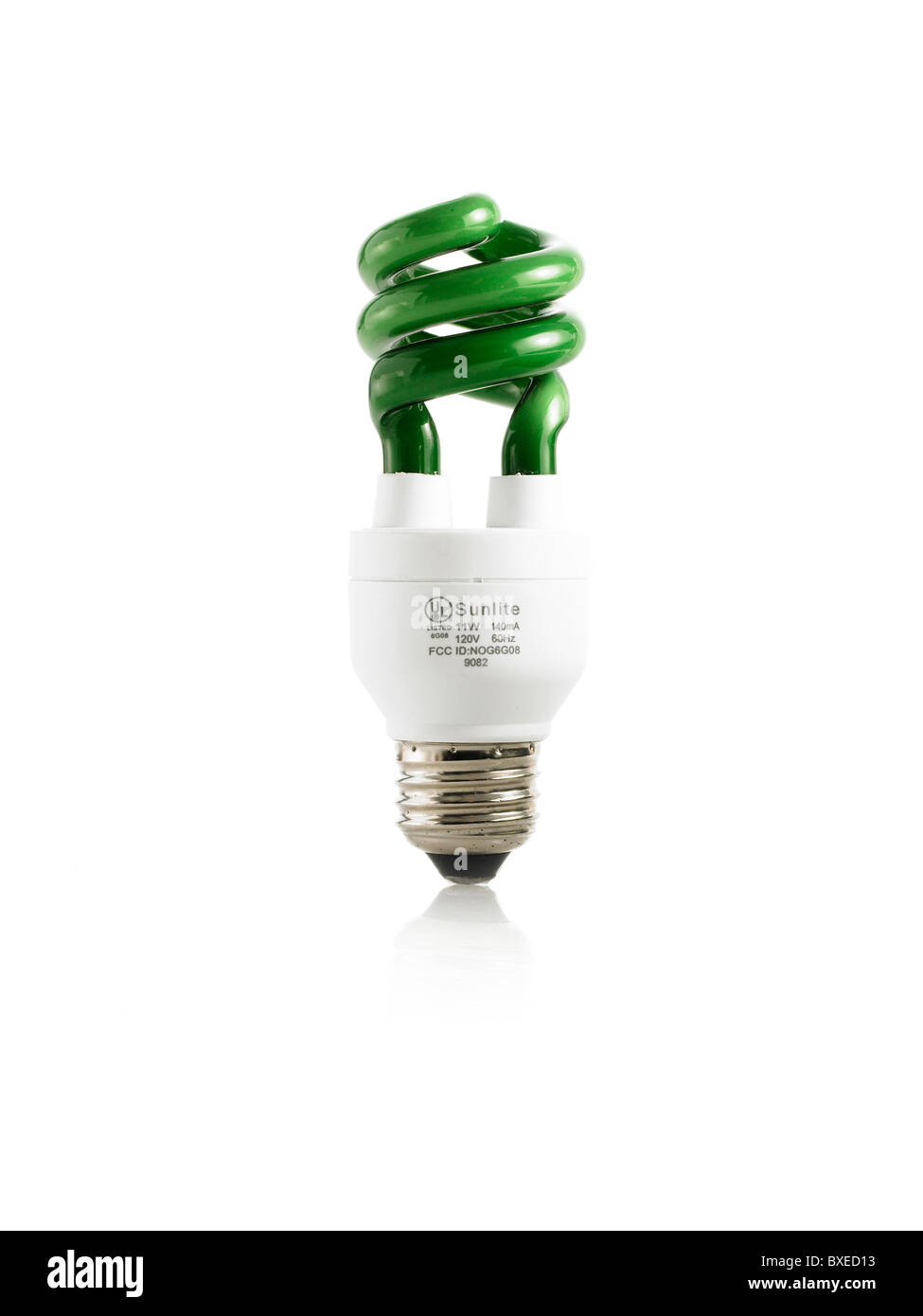 Grünes Licht Lampe Stockfoto