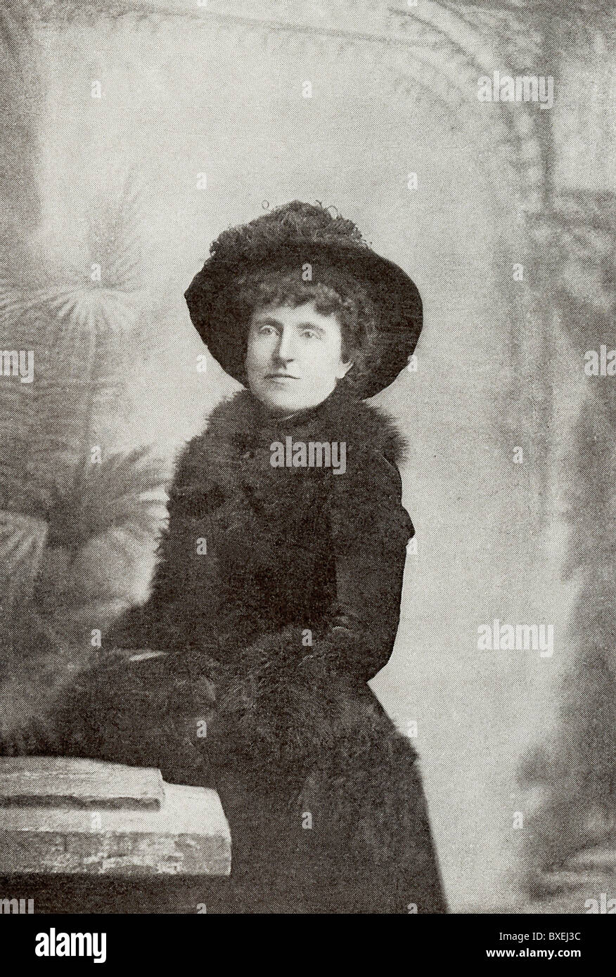 Frances Hodgson Burnett 1849 1924 War Ein Amerikanischer Schriftsteller Geboren In England Der Bekannt Fur Ihre Kleinen Lord Fauntelroy War Stockfotografie Alamy