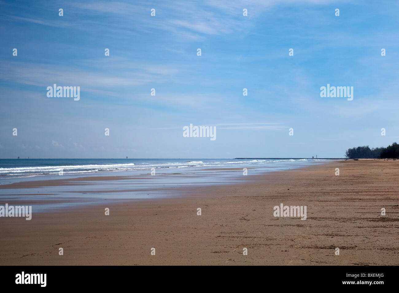 Pantai Muara Strand Muara Brunei Darussalam Asien Stockfotografie Alamy
