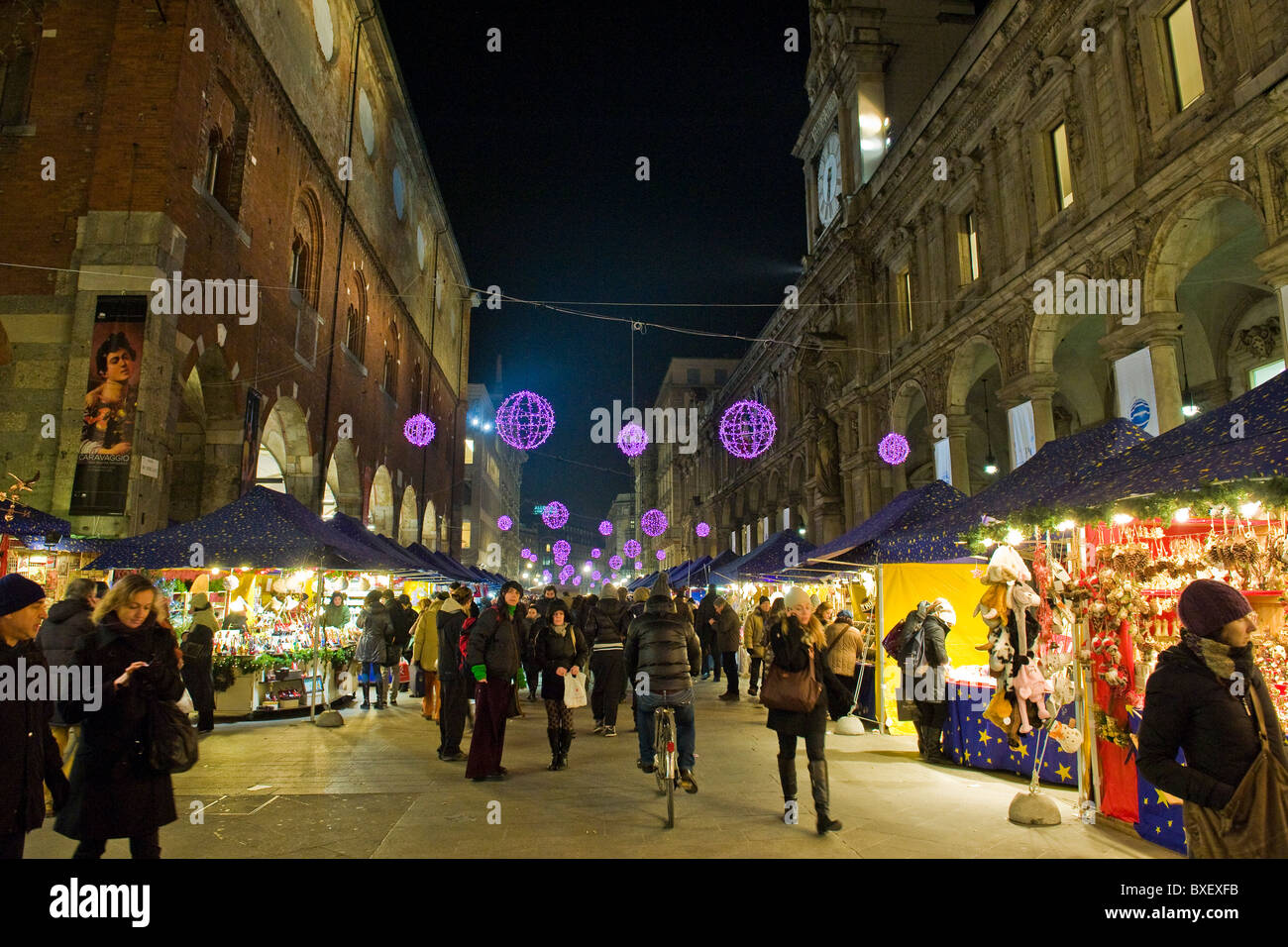 Weihnachten in der Stadt, Mailand, Italien Stockfoto, Bild: 33519567
