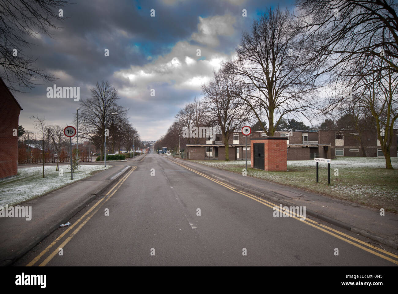 Einer der Eingänge Edwards Lane Nottingham City Hospital, Nottinghamshire, England, UK. Stockfoto