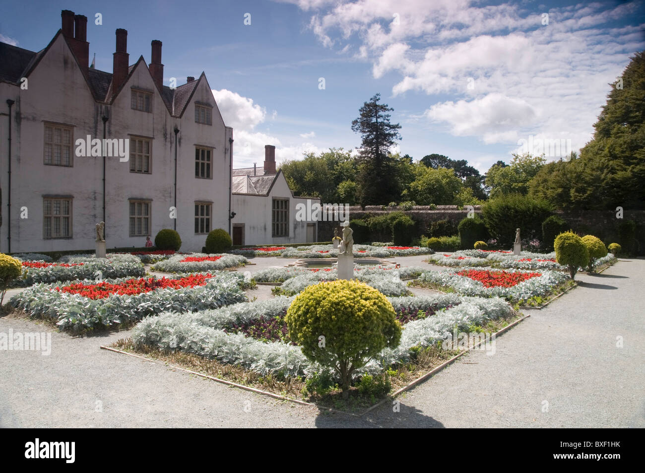 St.Fagans Schloss und Schlossgarten. Stockfoto