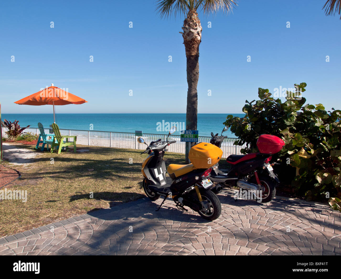 Vero Beach am Atlantik in Florida Stockfoto