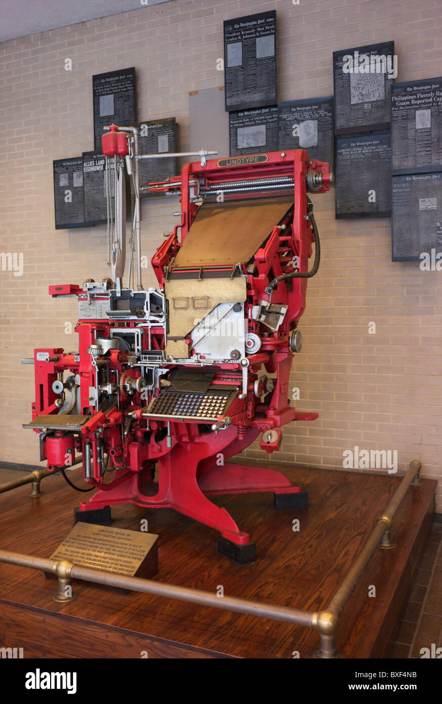 Linotype machine Fotos und Bildmaterial in hoher Auflösung Alamy