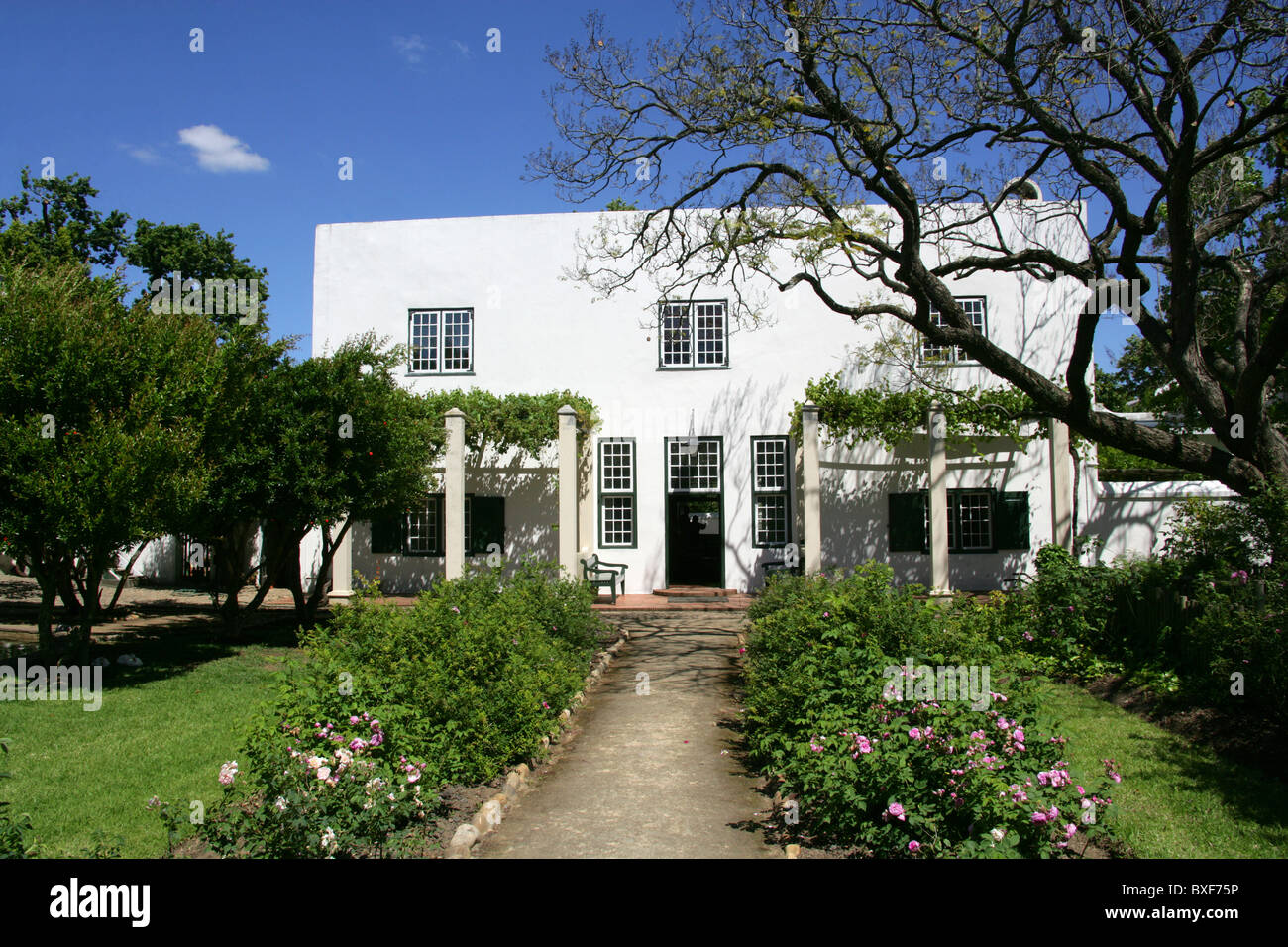 Grosvenor House, Stellenbosch Dorfmuseum, Stellenbosch, Südafrika. Stockfoto