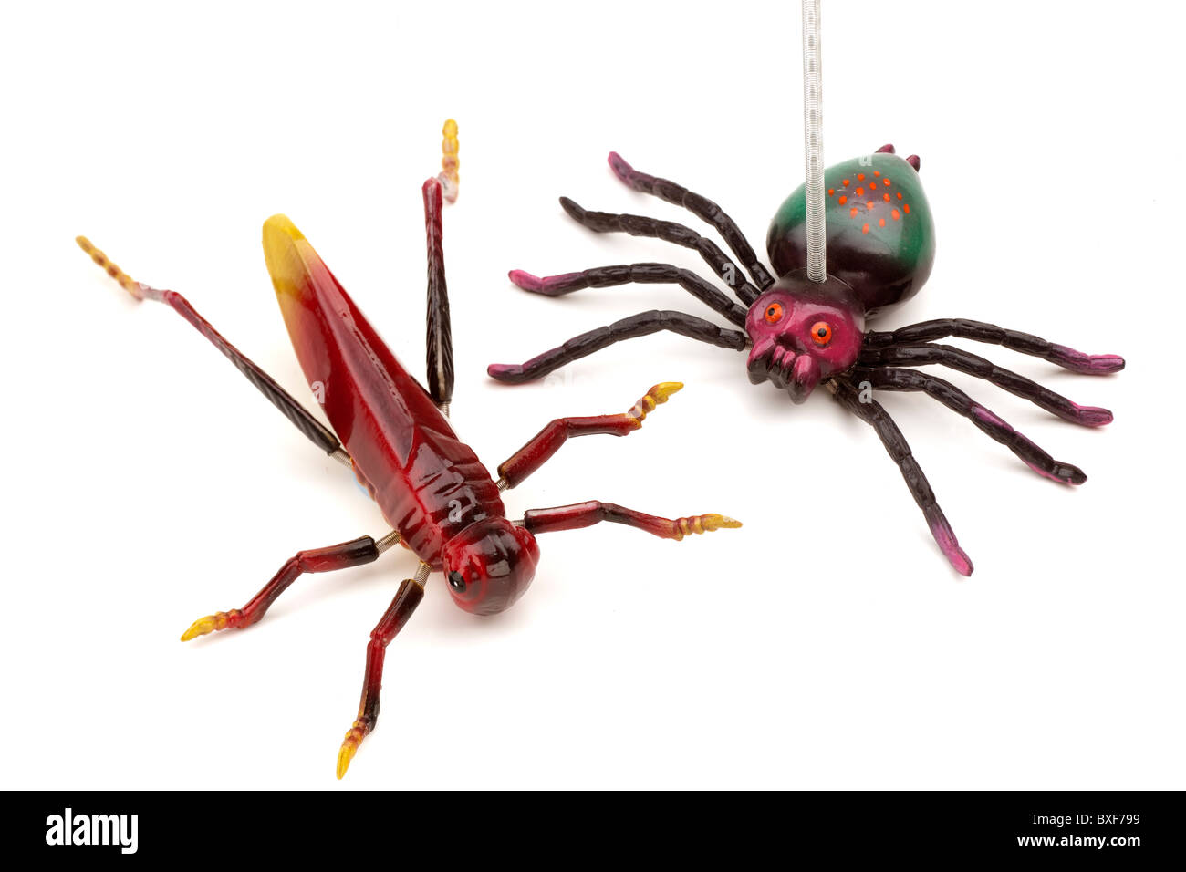 Spielzeug-Insekten Stockfoto