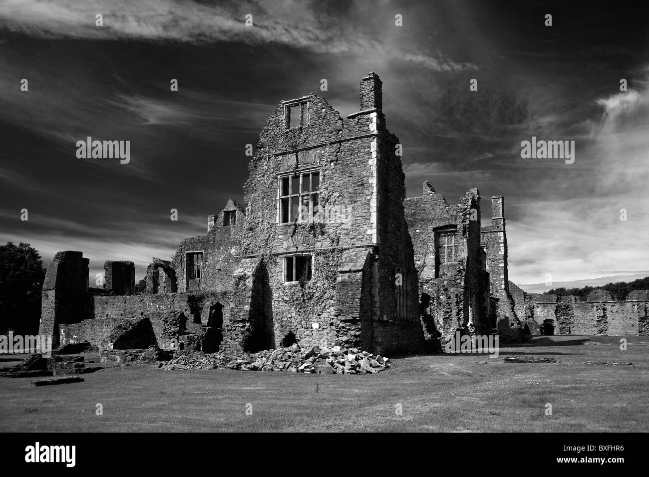 Neath Ruinen der Abtei, Neath, South Wales, UK Stockfoto