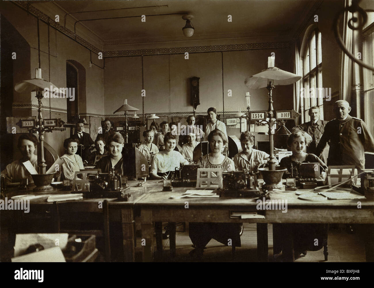 Post, Post, Telegrafie, Telegraphbüro, Deutschland, um 1910, zusätzliche-Rights-Clearences-nicht verfügbar Stockfoto