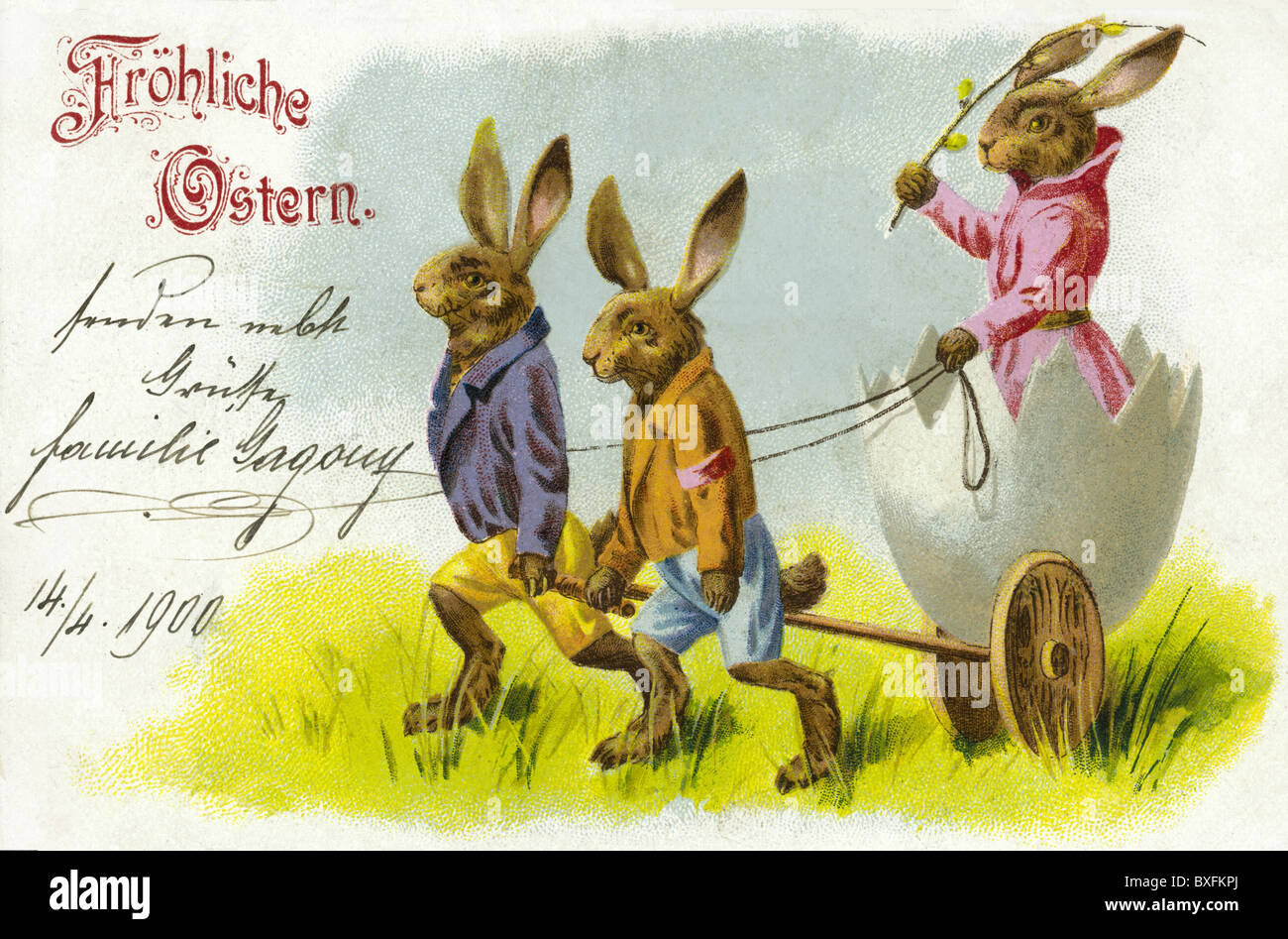 Österreich, 1900, Zusätzliche-Rechte-Clearences-Nicht Verfügbar Stockfoto