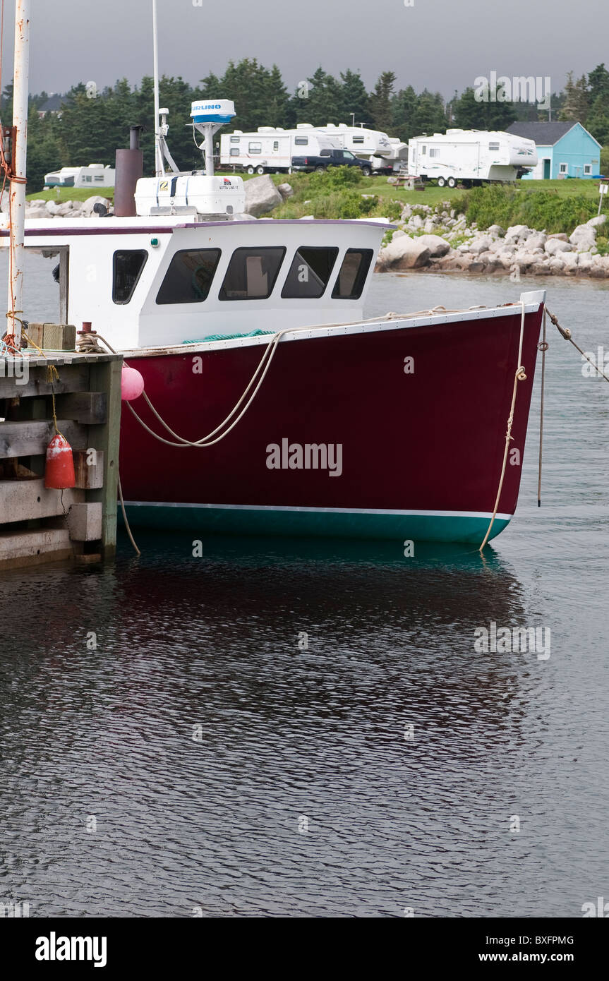 Fischerboote in Lunenburg, Neuschottland, Kanada. Stockfoto