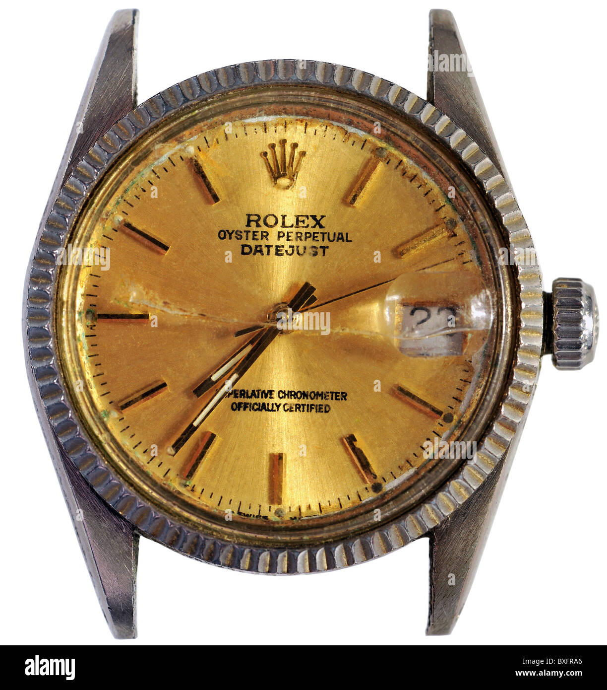 Uhren, Armbanduhr, gefälschte Rolex Oyster Perpetual Datejust, Polex Plagiat, Deutschland, zusätzliche-Rechte-Clearenzen-nicht verfügbar Stockfoto