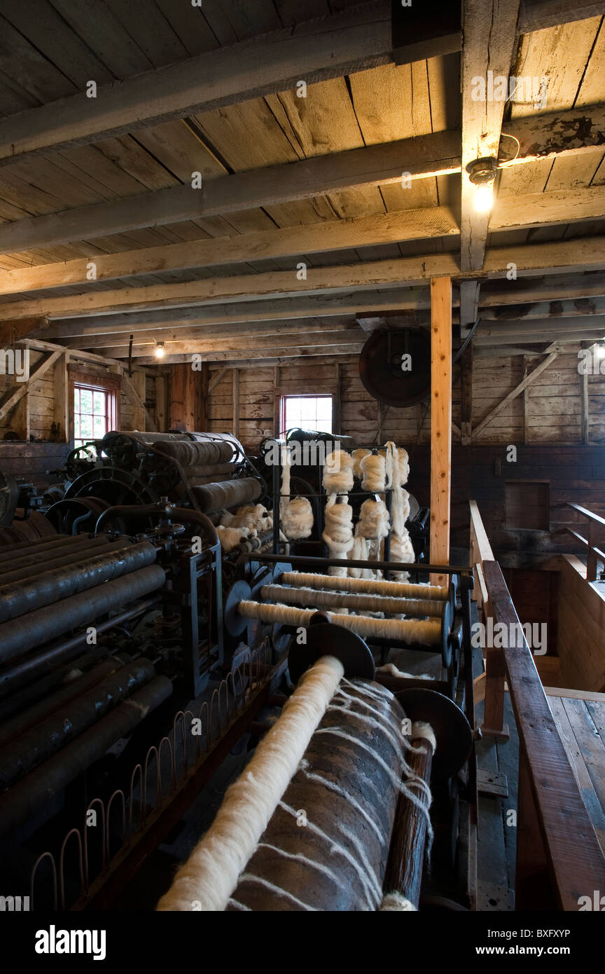 Old Woolen Mill Museum, Barrington, Nova Scotia, Kanada. Stockfoto