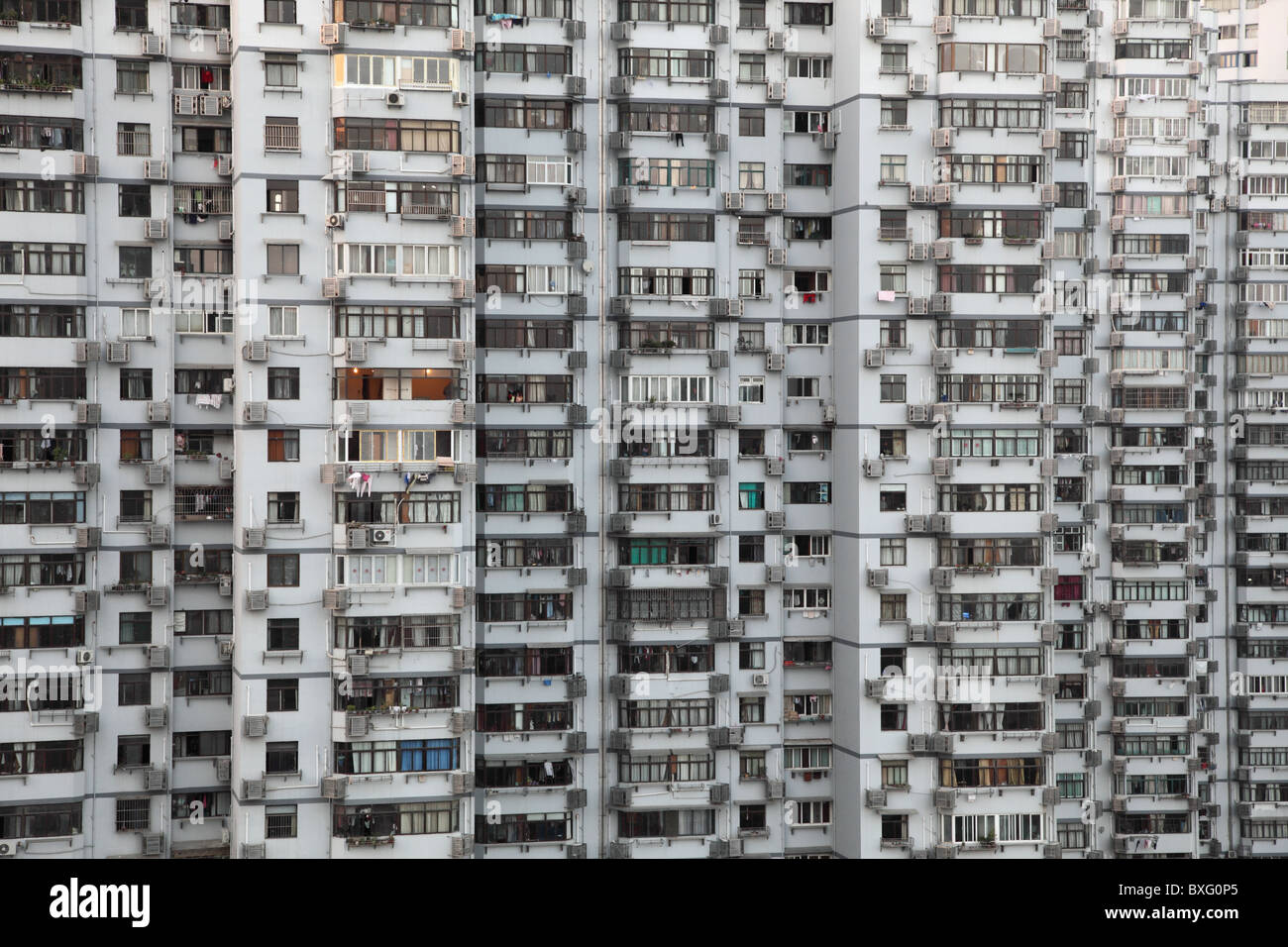 Wohn-Hochhaus in Shanghai, China Stockfoto