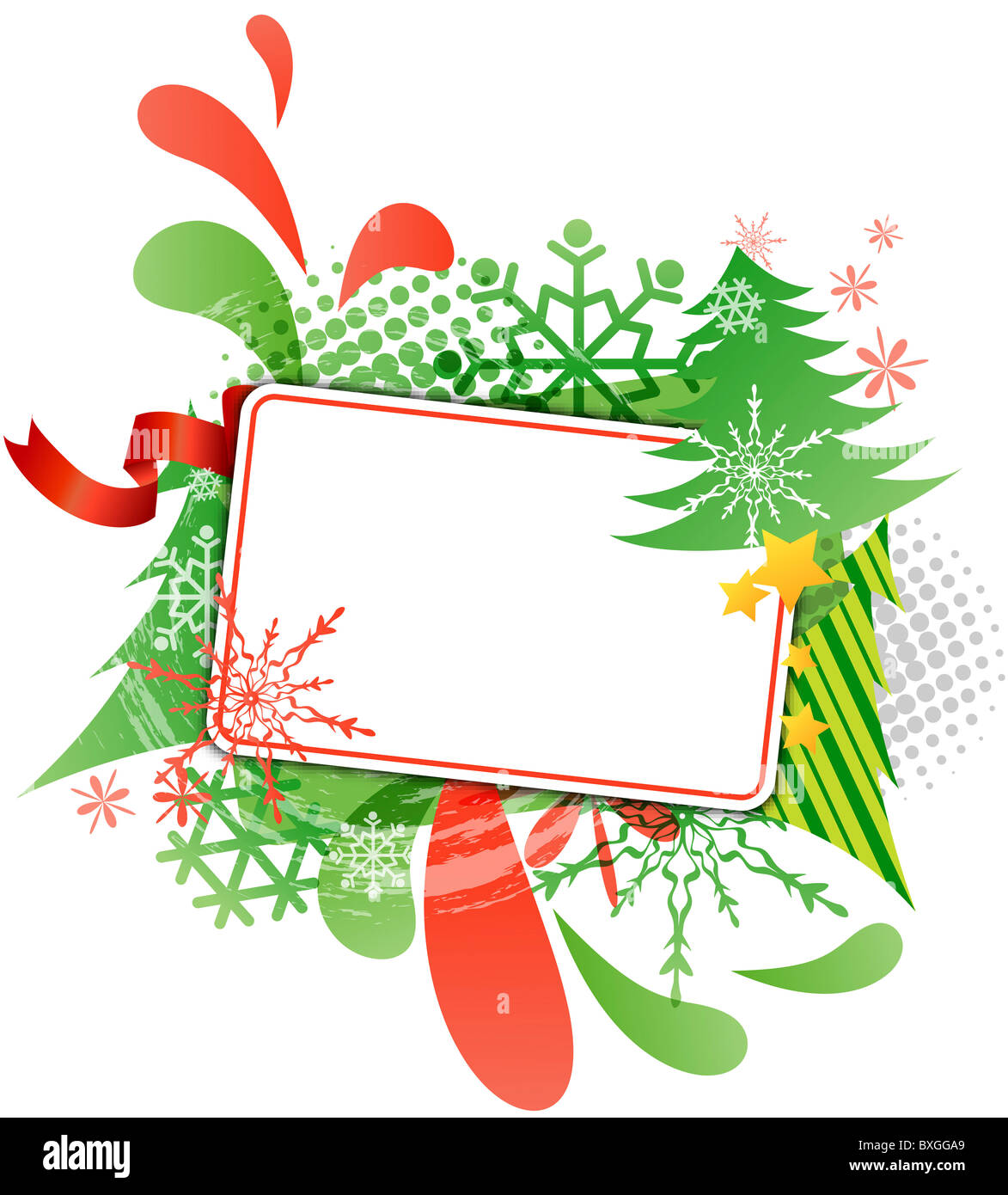 Frohe Weihnachten-Symbol Stockfoto