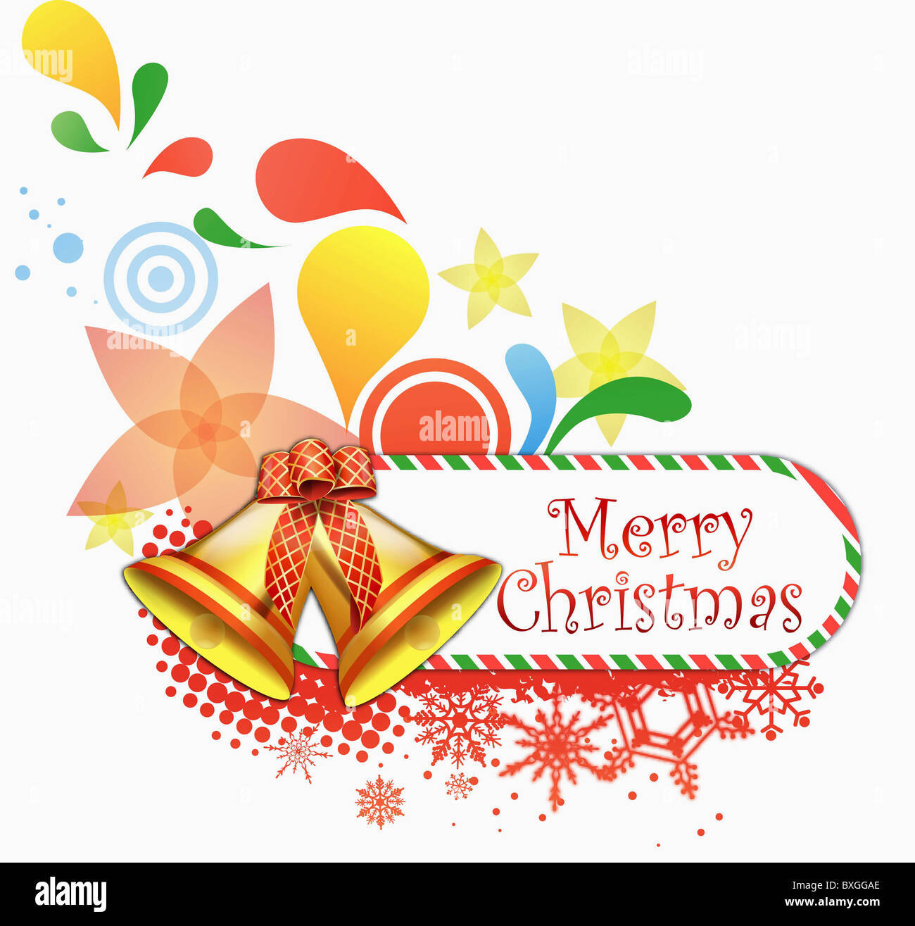 Frohe Weihnachten-Symbol Stockfoto