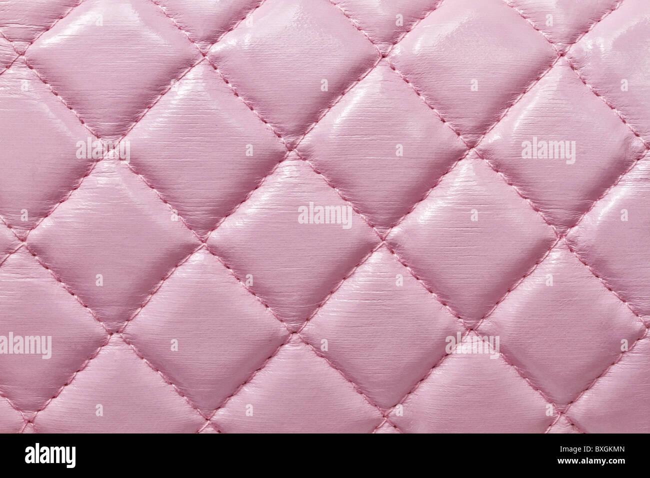 Textur des Rosa Leder Hintergrund closeup Stockfoto