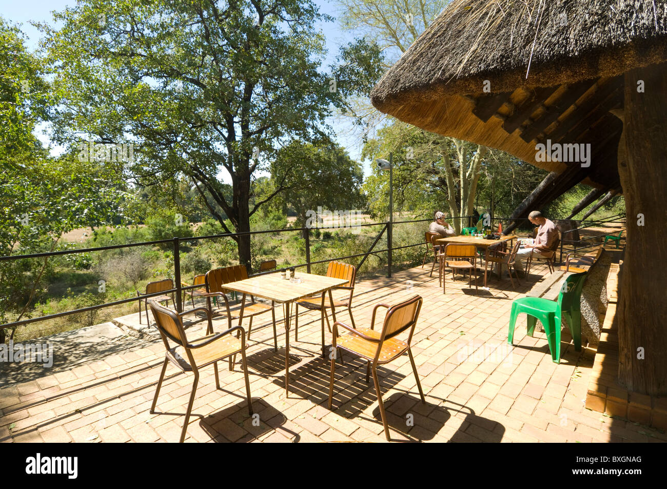 Shingwedzi Rest Camp Kruger Nationalpark in Südafrika Stockfoto