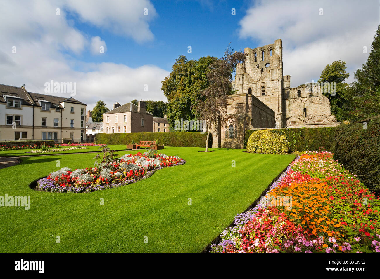 Kelso Abbey Stockfoto