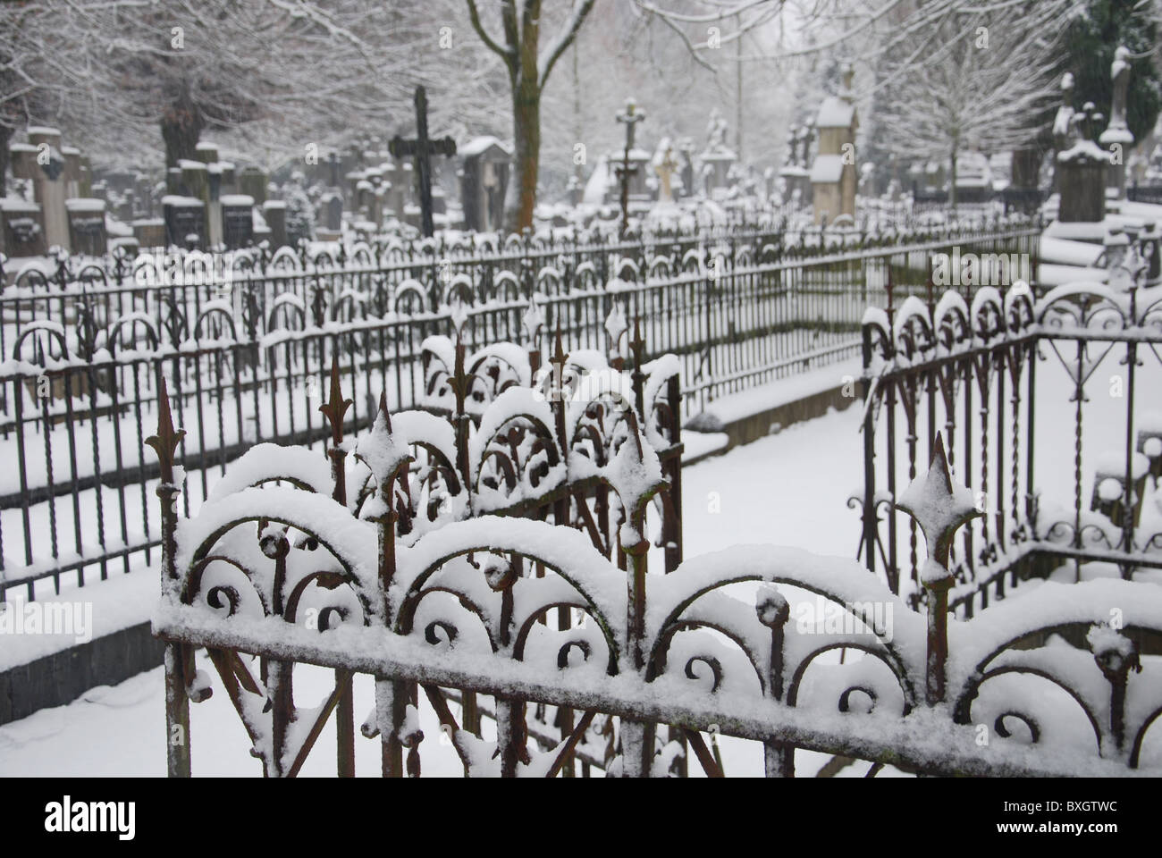 Kirchhof Het Oude Kerkhof in Roermond Niederlande Europa Stockfoto